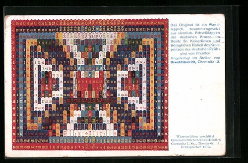 Postcard tapestry from